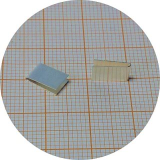 Anlötclips für Schleifer 5,0 mm breit, und versilbert (10)