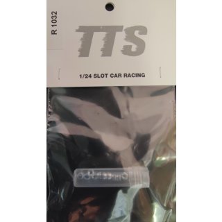 TTS Stopmuttern M2 mit Bund, 10 Stück aus Stahl für Slotcars 1:24