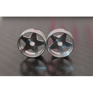 SlotPoint Design Felge AØ 21 mm, Lauffläche 6 mm, 5 Speichen Design 2 Stck.