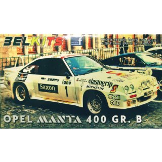 BELKITS Bausatz 1:24 Opel Manta 400 Gruppe B Jimmy McRae Ypern 1984