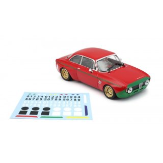 Slotcar 1:24 analog BRM Giulia red/green Edition m.Beklebungssatz