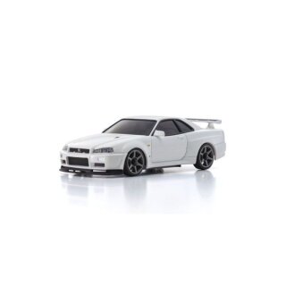Karosserie Mini-Z Nissan Skyline GT-R R34 V-Spec Nur II White (MA020)