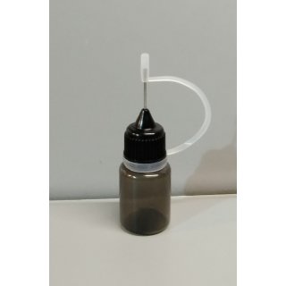 5 ml  Tropf-Flasche - PE - Deckelfarbe schwarz