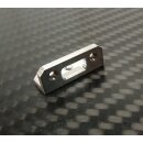 Bock 20mm breit, zur Aufnahme der Hinterachshalter 25mm