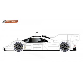 Scaleauto Slotcar Maßstab 1:24 analog Bausatz 963 White Kit in Wettbewerbsversion mit Metall-Chassis