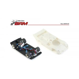 White Kit Slotcar Maßstab 1:24 analog Bausatz BRM 962C in Rennversion mit Metall-Chassis
