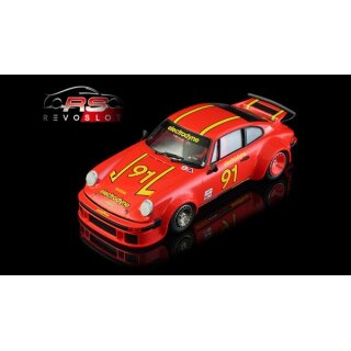 Revoslot Slotcar Maßstab 1:32 analog Porsche 934 No.91 in Rennversion mit Metall-Chassis