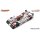 Slotcar Maßstab 1:24 analog SCALEAUTO LMP-07 No. 28 in Wettbewerbsversion LM1 mit Metall-Chassis