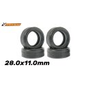 Scaleauto 1/24, Reifen Ø28 x 11mm, 4 Stk....