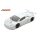 Slotcar 1:24 analog Bausatz SCALEAUTO Racing-RC3 LBH Evo White Kit, Wettbewerbsversion, Metall-Chassis