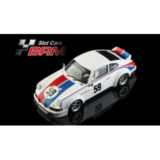 Slotcar 1:24 analog BRM Porsche 911RSR, 1973 Daytona - Brumos #49