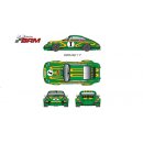 Slotcar 1:24 analog BRM Porsche 911RSR, Kremer Porsche #1