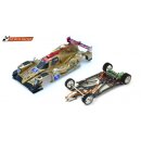 Slotcar Maßstab 1:24 analog SCALEAUTO LMP-07 No. 14 in Wettbewerbsversion LM1 mit Metall-Chassis