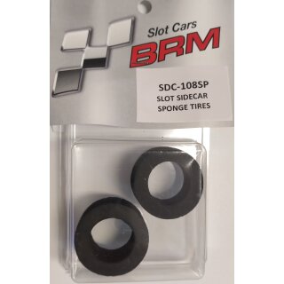 Reifen 1:18 BRM Sidecars hinten, Moosgummi-Rennslicks