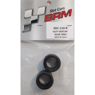 Reifen 1:18 BRM Sidecar hinten, Vollgummi, Standard 35 Shore